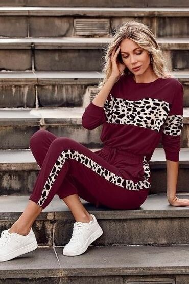 novi model tech fleece: 4XL (EU 48), Leopard, krokodil, zebra, bоја - Šareno