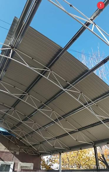 Обшивка лестниц: Продам лестницу из нержавеющего-оцинкованного профиля 0.7, высота — 12