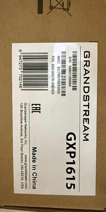 simli: Grandstream GXP1615 IP masa telefonu — 3