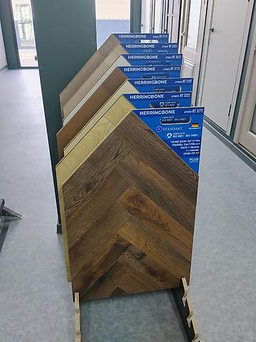solutions elementary: Ламинат/ПВХ-плитка «Herringbone» (елочка) — коллекция образцов на — 1