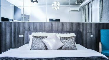 Посуточная аренда квартир: 2 комнаты, Кондиционер, Душевая кабина, Постельное белье — 7