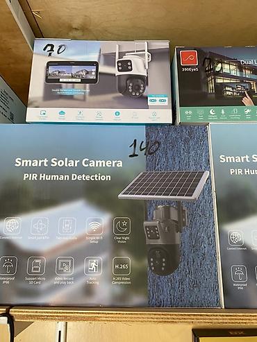 2 el iphone 15: Smart Solar Camera – PIR Human Detection - Günəş paneli ilə enerji — 1