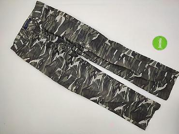 czarne cargo pull and bear: Męskie spodnie cargo Quatro – moro - Fason: cargo z wieloma — 2