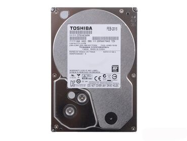 жёсткий диск ноутбук: Маалымат алып жүрүүчү, Колдонулган, Toshiba, HDD, 2 ТБ, 3.5", ПК үчүн