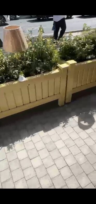 Bitkilər üçün dibçəklər: Dibçək Taxta dekorativ çiçək yeşikləri – bağ, terras, eyvan və — 6