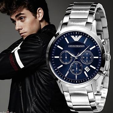 saat armani: *Emporio Armani Chronograph* 🦅 Keyfiyyət: AAA Class Mexanizm: Kvars — 1