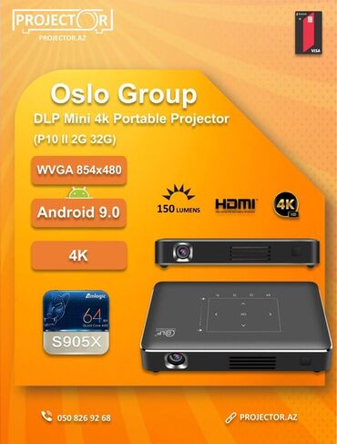 2 ci əl telfon: Yeni Portativ Proyektor Ünvandan götürmə, Pulsuz çatdırılma, Ödənişli çatdırılma