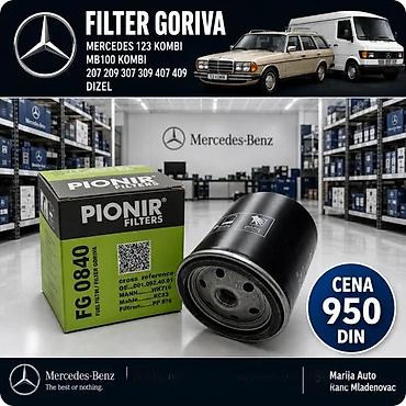 MERCEDES 123 KOMBI MB100 T1 FILTER ULJA GORIVA VAZDUHA | Filter ulja