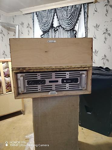 Səs gücləndiriciləri: EV E9600 güc gücləndiricisi (power amplifier) – taxta rack/qutu ilə — 1
