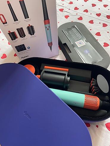 maşın ucun bluetooth: Dyson Airwrap i.d. straight+wave saç formalaşdırma seti - Rəng: açıq — 2