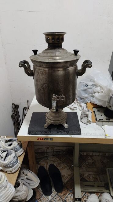 samovar satışı: Б/у Дровяной Самовар, 5 л, Самовывоз