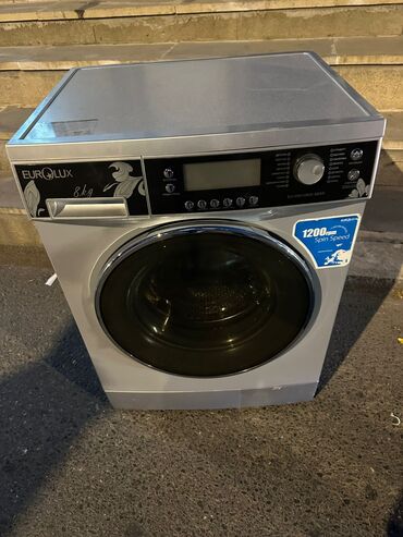 z filip 4: Стиральная машина Eurolux, 8 кг, Б/у, Автомат, Есть сушка, Нет кредита, Платная доставка