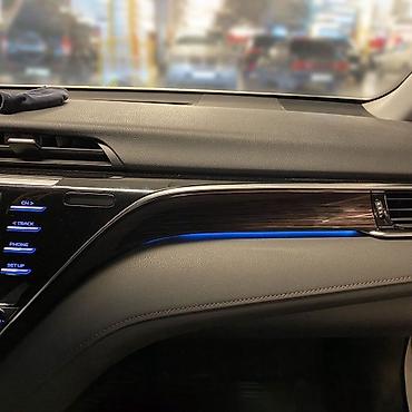 подсветки: Амбиентная подсветка панели пассажира для Toyota Camry XV70 - — 3