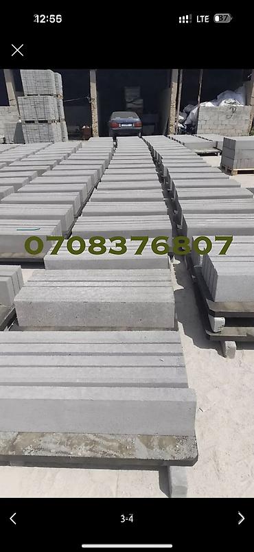 Дорожные бордюры: Дорожный бордюр, Прессованный, Бетонный, Новый — 5