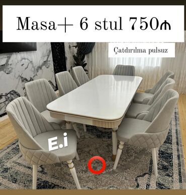 uşaq ucun stol stul: Для гостиной, Новый, 6 стульев