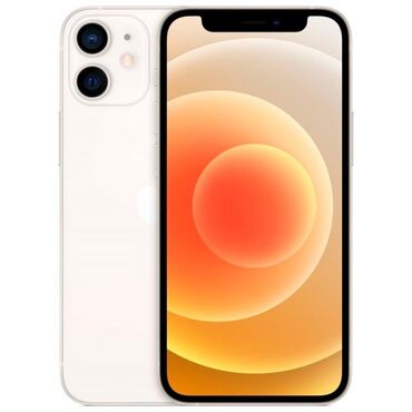 айфон 11 mini: IPhone 12 mini, Б/у, 64 ГБ, Белый, Чехол, 77 %