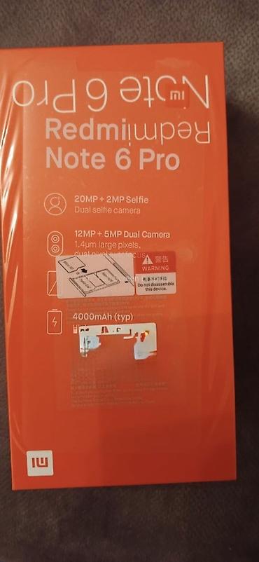 xiomi note 5: Redmi Note 6 Pro, 64 GB, rəng - Qara, İki sim kartlı — 4