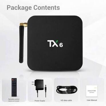 Автоэлектроника: Смарт ТВ приставка TV box Android