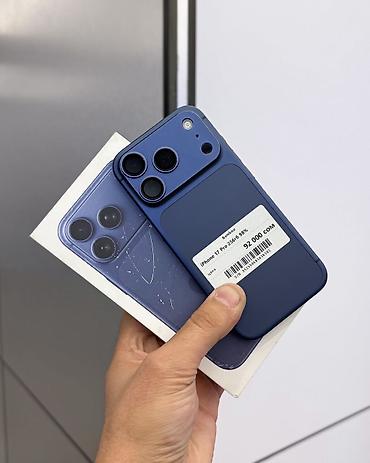 apple iphone 4 8gb: IPhone 17 Pro, Б/у, 256 ГБ, Blue Titanium, Защитное стекло, Чехол, В рассрочку, 98 % — 1