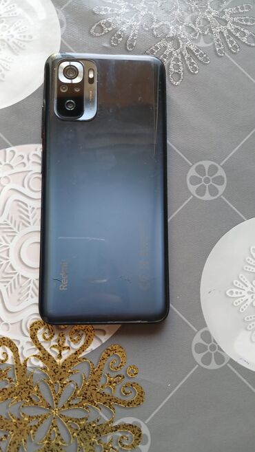 Redmi: Redmi Note 10S, 128 GB, rəng - Qara, Barmaq izi, İki sim kartlı