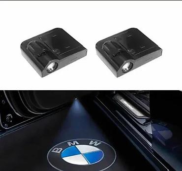 Tuning oprema: Bežične LED projektorske lampe za vrata – BMW logo (set 2 kom) - — 1