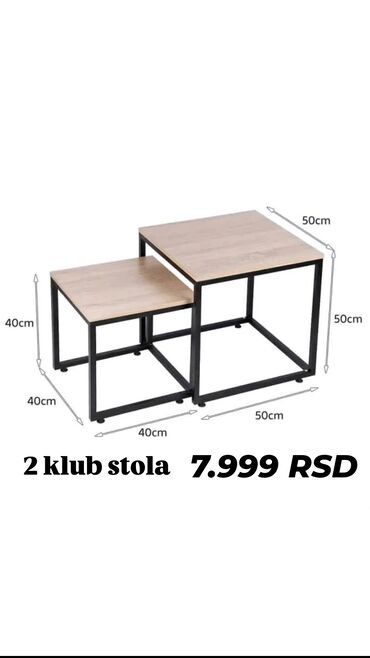 nameštaj m: Desks and tables