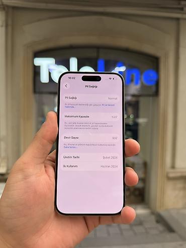 iphone xr: IPhone 15 Pro, 128 GB, Natural Titanium, Zəmanət, Kredit, Simsiz şarj — 6