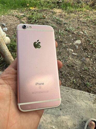 iphone 6s plus satilir: IPhone 6s, 16 GB, Çəhrayı, Qırıq, Barmaq izi