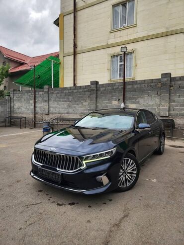самая дорогая машина в кыргызстане 2023: Представляем Kia K7 в темно-синем цвете, современный седан