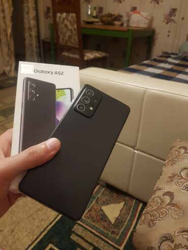 Motorola: Samsung Galaxy A52 5G, 128 GB, rəng - Qara, Zəmanət, Sensor, Simsiz şarj