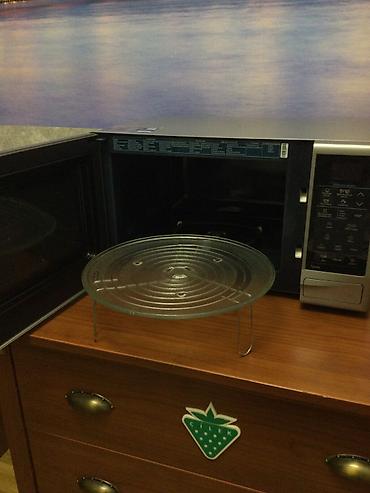 mikrovalnovka satilir: Mikrodalğalı soba Samsung, Ayrıca dayanan, Mikrodalğalar ilə, rəng - Gümüşü, Yeni — 5