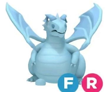 Видеоигры и приставки: Frost Дракон (F-R) для Adopt Me! 313 ВАЛЮТ НА ЭЛВЕ - Питомец: Frost — 1