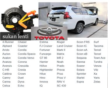 matrix: Sukan lenti " Toyota LAND CRUSER" Sukan lenti Toyota