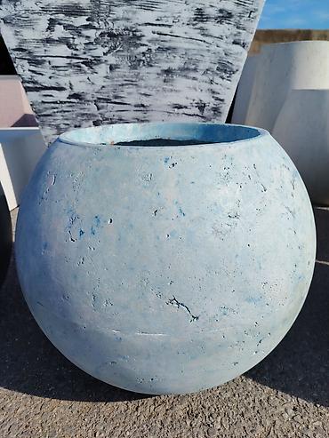 caxmaq daşı: Beton dekorativ güldan/çiçək qabları - Material: yüksək möhkəmliyə — 5