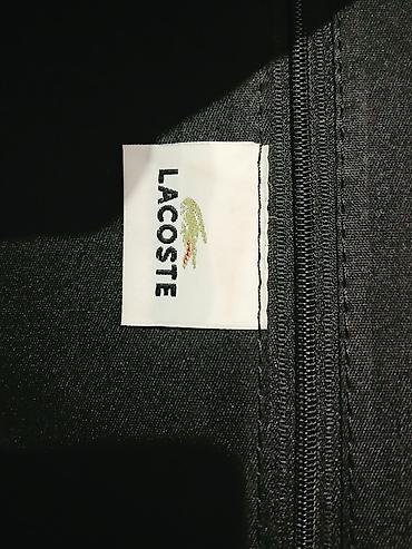 Сумка через плечо Lacoste - Оригинальный дизайн: черно-белый
