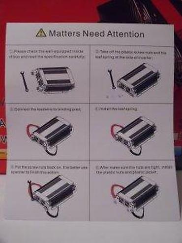 Pretvarači napona: Pretvarač napona 3000W – DC na AC - Tip: potpuno automatski pretvarač — 9