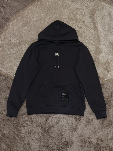 серая толстовка: Мужская толстовка, L, Б/у, цвет - Серый, Платная доставка, Самовывоз