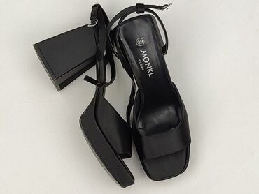 sandały z futerkiem ccc: Monki, Sandals for women, size 39