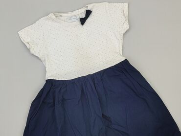 różowe sukienki letnie: Dress, 5-6 years, 110-116 cm, condition - Good