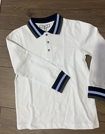 fred perry: Детская рубашка-поло WANEX с длинным рукавом - Размер: 116 (на — 2