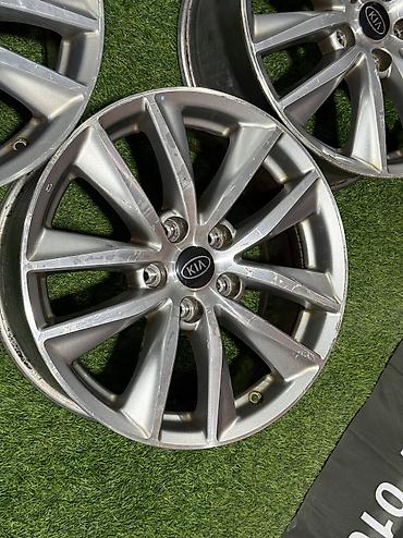 01: Литые Диски R 17 Kia, Комплект, отверстий - 5, Б/у — 7