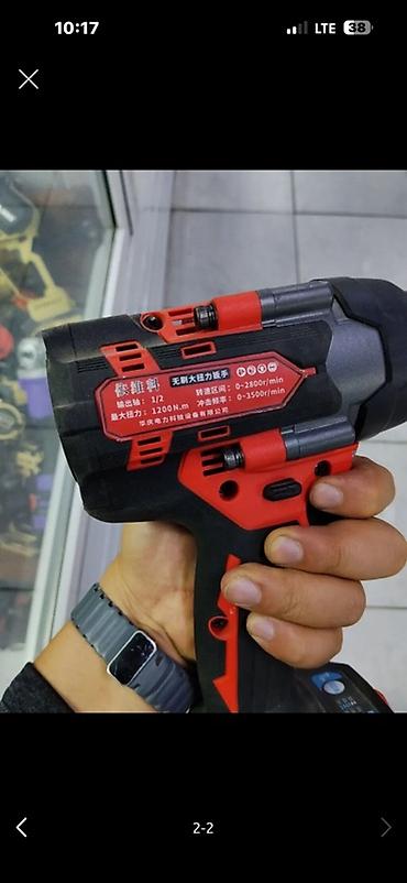 Крепежные инструменты: Аккумуляторный ударный гайковерт BL Motor 1/2" Основные — 2