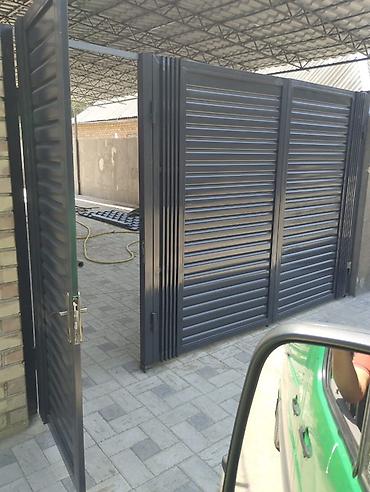 Распашные ворота: Металлические ворота и калитки под заказ - Изготовление распашных и — 32