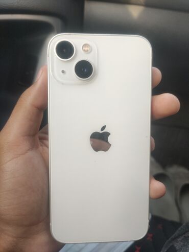 офисный холодильник бу: IPhone 13, Колдонулган, 128 ГБ, Старлайт, Коргоочу айнек, Каптама, 85 %