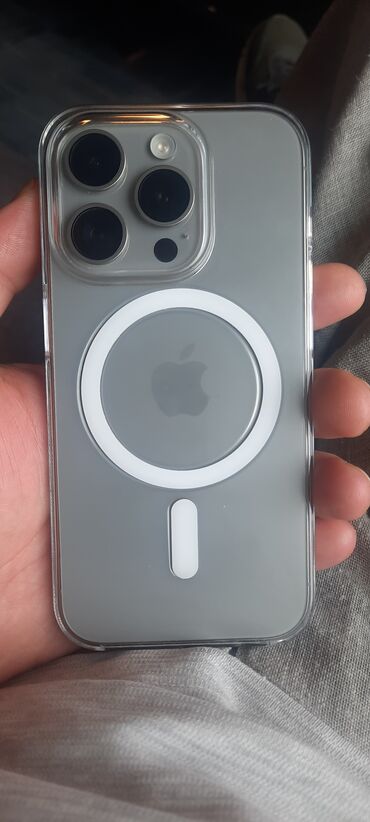 Apple iPhone: IPhone 15 Pro, 256 GB, Natural Titanium, Simsiz şarj