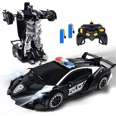 pultlu masin oyuncaq: Polis maşını-transformer CQ-142, 6 yaşdan, plastik Avtomobil Yaş: 5-7
