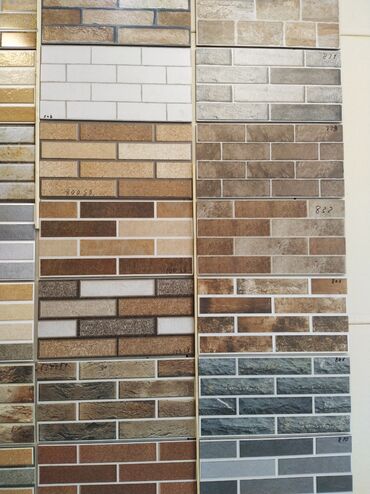 daraq panel: Klinker tipli divar və döşəmə plitələri – müxtəlif rəng və