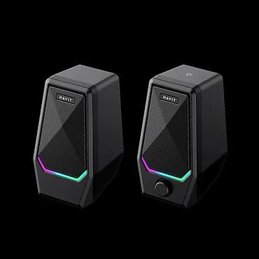 xbow one: Gaming stereo zvučnici sa RGB osvetljenjem - Set od 2 kompaktna — 7