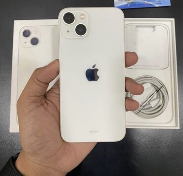 en ucuz iphone 13: IPhone 13, 128 GB, Ağ, Zəmanət, Face ID, Sənədlərlə
