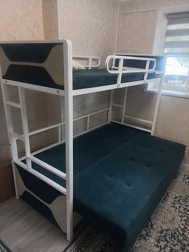 Двухъярусные кровати: Двухъярусная кровать, Б/у, Складная — 2